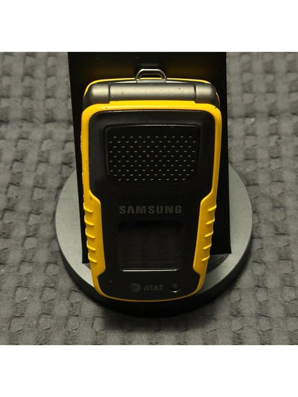 Samsung Rugby SGH-A837 - Yellow and Gray ( AT&T ) Very Rare Cellular Flip Phone